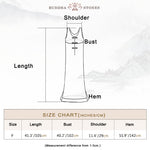 Buddha Stones Frog-Button Ramie Linen Women's Sleeveless Knee Length Dress With Pockets