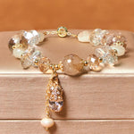 Buddha Stones Natural Citrine Green Strawberry Quartz PiXiu Prosperity Bracelet