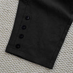 Buddha Stones Summer Plain Color Splicing Design Cotton Linen Women's Pants With Pockets