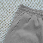 Buddha Stones Summer Plain Color Splicing Design Cotton Linen Women's Pants With Pockets