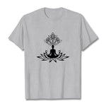 Buddha Stones Lotus Flower Meditation Buddha Tee T-shirt