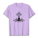 Buddha Stones Lotus Flower Meditation Buddha Tee T-shirt
