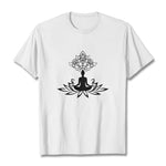 Buddha Stones Lotus Flower Meditation Buddha Tee T-shirt
