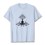 Buddha Stones Lotus Flower Meditation Buddha Tee T-shirt