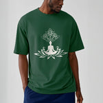 Buddha Stones Lotus Flower Meditation Buddha Tee T-shirt