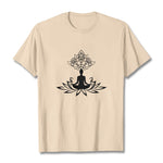 Buddha Stones Lotus Flower Meditation Buddha Tee T-shirt
