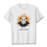 Buddha Stones Panda Sanskrit Namah Shivaya Tee T-shirt