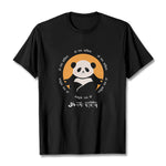 Buddha Stones Panda Sanskrit Namah Shivaya Tee T-shirt