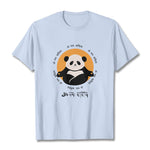 Buddha Stones Panda Sanskrit Namah Shivaya Tee T-shirt