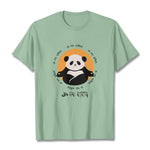 Buddha Stones Panda Sanskrit Namah Shivaya Tee T-shirt