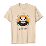 Buddha Stones Panda Sanskrit Namah Shivaya Tee T-shirt