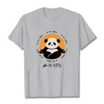 Buddha Stones Panda Sanskrit Namah Shivaya Tee T-shirt