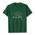 Buddha Stones Lotus Sanskrit Namah Shivaya Tee T-shirt