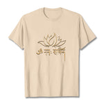 Buddha Stones Lotus Sanskrit Namah Shivaya Tee T-shirt