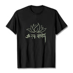 Buddha Stones Lotus Sanskrit Namah Shivaya Tee T-shirt