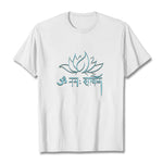 Buddha Stones Lotus Sanskrit Namah Shivaya Tee T-shirt