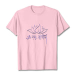 Buddha Stones Lotus Sanskrit Namah Shivaya Tee T-shirt