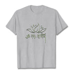Buddha Stones Lotus Sanskrit Namah Shivaya Tee T-shirt