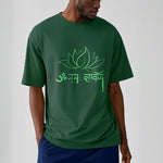 Buddha Stones Lotus Sanskrit Namah Shivaya Tee T-shirt