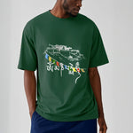 Buddha Stones Potala Palace Om Mani Padme Hum Prayer Flags Cotton Tee T-shirt
