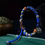 Buddha Stones Tibetan Hand-woven Garuda String Luck Bracelet