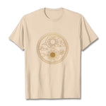 Buddha Stones Yin Yang Sun Auspicious Clouds Tee T-shirt
