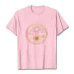 Buddha Stones Yin Yang Sun Auspicious Clouds Tee T-shirt