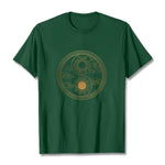 Buddha Stones Yin Yang Sun Auspicious Clouds Tee T-shirt