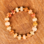 Buddha Stones Golden Silk Jade Pumpkin Beads Wealth Luck Bracelet