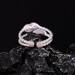 Buddha Stone Copper Leaf Wealth Adjustable Ring
