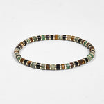 Buddha Stones Natural Hematite Tiger Eye Stones Support Bracelet