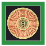 Buddha Stones Tibetan Thangka Painting Six True Words Scripture Handmade Decoration Blind Box(Random Style)