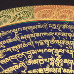 Buddha Stones Tibetan Thangka Painting Six True Words Scripture Handmade Decoration Blind Box(Random Style)