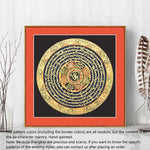 Buddha Stones Tibetan Thangka Painting Six True Words Scripture Handmade Decoration Blind Box(Random Style)