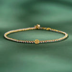 Buddha Stones Colorful Rope Luck Coin Bead Abundance Extra Thin Braided Bracelet