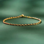 FREE Today: Luck Strength Colorful Rope Coin Bead Extra Thin Braided Bracelet