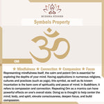 Buddha Stones Natural Tibetan Camel Bone Barrel Beads OM Sanskrit Luck Protection Bracelet