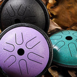 Buddha Stones Steel Tongue Drum Sound Healing Meditation Yoga Drum Kit 6 Note 5.5 Inch