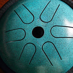 Buddha Stones Steel Tongue Drum Sound Healing Meditation Yoga Drum Kit 6 Note 5.5 Inch