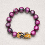 Buddha Stones Colorful Sea Willow Color Change PiXiu Positive Healing Bracelet