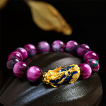 Buddha Stones Colorful Sea Willow Color Change PiXiu Positive Healing Bracelet