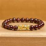 Buddha Stones Natural Garnet Beads PiXiu Protection Bracelet