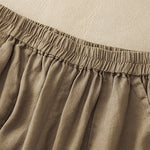 Buddha Stones Summer Casual Plain Women's Elasti Straight Shorts With Pockets
