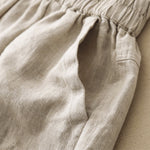 Buddha Stones Summer Casual Plain Women's Elasti Straight Shorts With Pockets