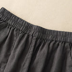 Buddha Stones Summer Casual Plain Women's Elasti Straight Shorts With Pockets