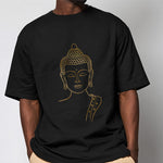 Buddha Stones Golden Buddha In Deep Meditation Tee T-shirt