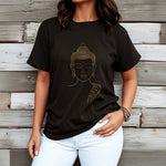 Buddha Stones Golden Buddha In Deep Meditation Tee T-shirt