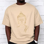 Buddha Stones Golden Buddha In Deep Meditation Tee T-shirt