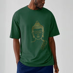 Buddha Stones Golden Buddha In Deep Meditation Tee T-shirt