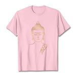 Buddha Stones Golden Buddha In Deep Meditation Tee T-shirt